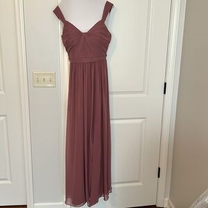 AZAZIE EVIE AMETHYST SIZE 6 BRIDESMAIDS DRESS EVENING GOWN